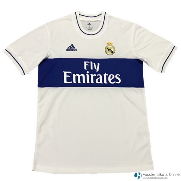 Real Madrid Trikot Gedenkausgabe 2018-19 Weiß Fussballtrikots Günstig